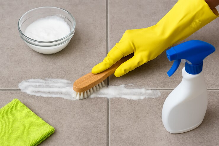 How Natural Cleaners Can Help Remove Tile Grout Lines