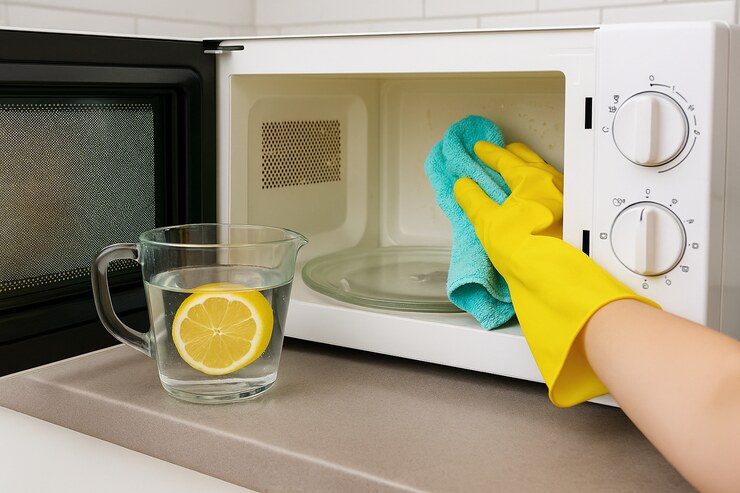 The Simple and Fast Method for Cleaning a Microwave