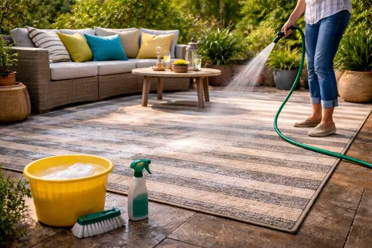 Easy Ways to Clean Your Indoor-Outdoor Carpeting